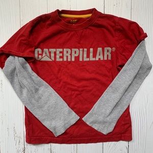 Caterpillar layered long sleeve shirt
